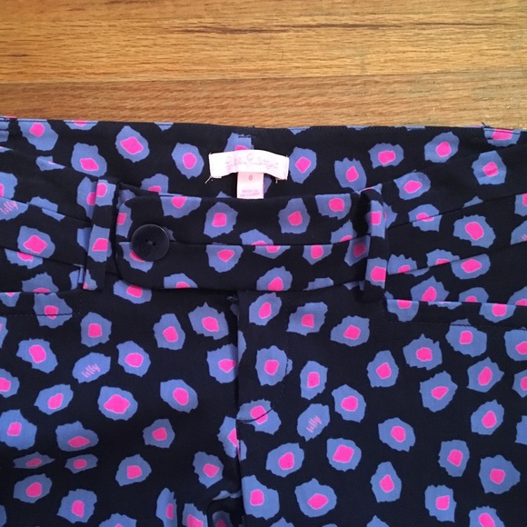 Lilly Pulitzer Amuse Bouche Capris Pants- Sz 0 - Picture 4 of 8